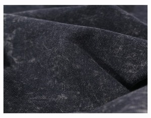 Conjunto de Pantalones Cortos para Hombre, Sudadera de Manga Corta de Algodón con Logotipo Personalizado, Conjunto de 2 Piezas, Traje Deportivo, Pantalones Cortos Lavados al Ácido para Hombre - Product Image 5