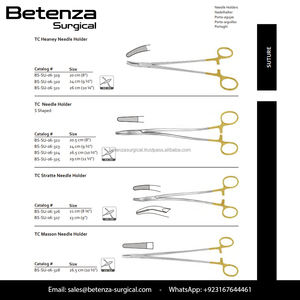 ที่จับเข็มแบบโค้ง Heaney ขนาด 8 นิ้ว 20 ซม. T/C Mayo-Hegar ผลิตจากสแตนเลสสตีล ได้รับการรับรองมาตรฐาน CE สำหรับการผ่าตัดทางนรีเวช - Product Image 5