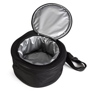 Portable Camping <b>Charcoal</b> Grill with Cooler <b>Bag</b> Foldable Stainless Steel and Iron Black Nylon - Product Image 5