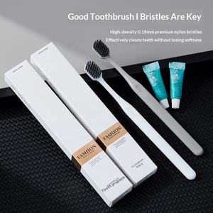 <span class=keywords><strong>Kit</strong></span> de toilette jetable avec brosse à dents à poils souples et dentifrice pour hôtels et gîtes, logo personnalisable disponible - Product Image 4