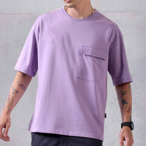 Camisetas Casuales Extra Grandes para Hombre, Transpirables, de Tela de Lona, Poliéster/Algodón, Manga Corta, para Actividades al Aire Libre, Diseño Moderno - Product Image 1