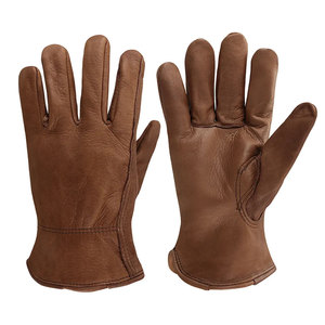 Gants de travail en cuir grainé durable avec une adhérence améliorée pour une efficacité accrue sur le lieu de travail - Product Image 1