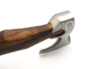 Handmade Tomahawk <b>Axe</b> With Engraved Steel Head And <b>Wooden</b> Handle For Survival Use Outdoor <b>Axe</b> Factory Supplier - Product Image 2