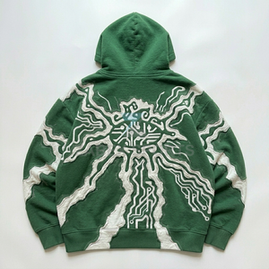 Sudadera con Capucha para Hombre OEM ODM, 100% Algodón, Peso Pesado, Personalizada con Serigrafía y Estampado Digital para Primavera - Product Image 2