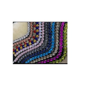 Correa de cuero de vaca para caballos ecuestres, diseño de cejas ostentosas con cristales/diamantes de imitación, diseño personalizado al por mayor, gran oferta - Product Image 1