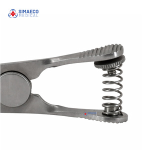 Pinza Vascular Atraumática Glover Bulldog con Mandíbula Curva DeBakey, Tornillo Ajustable, Acero Inoxidable, Reutilizable, Manual, Clase I, CE, ISO, OEM - Product Image 4