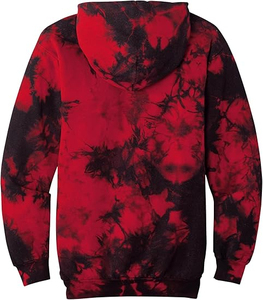 Sudadera con Capucha Roja y Negra para Hombre, Corte Regular, Algodón French Terry, Informal, con Bolsillo Delantero, Transpirable, de Secado Rápido, para Invierno - Product Image 2