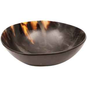 Tazón de Cuerno Ecológico, Simple y Elegante, Pulido, para Servir Comida y Postres en Mesa, para el Hogar, Hotel, Fiestas, Vajilla Decorativa - Product Image 1