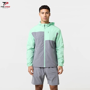 Conjunto de Chaqueta con Capucha y Pantalones Cortos de Poliéster Transpirable Antiestático Unisex para Verano, Estilo Vintage Holgado, Venta al por Mayor Personalizada - Product Image 1