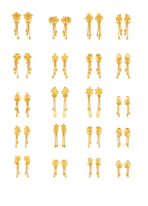 ต่างหูทองคำแท้ 22k แบบห้อยระย้า ดีไซน์โซ่ห้อยเก๋ๆ สำหรับผู้หญิงอินเดีย เหมาะเป็นของขวัญงานแต่งงาน หรือใส่ได้ทุกวัน ขายส่ง - Product Image 1