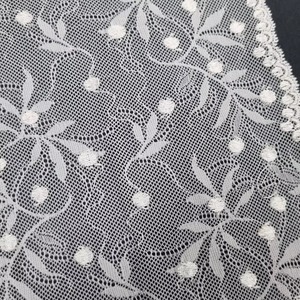 Tela de Encaje con Diseño Floral de Bayas, Tejido de Punto Elástico, Color Personalizado, para Ropa Interior y Vestidos, Nailon/Spandex/Rayón, Ligero - Product Image 4