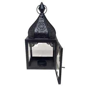 Faroles de vela hechos a mano, decorativos, personalizados, de madera y metal, para interiores y exteriores, estilo moderno rústico, para decoración de eventos. - Product Image 4