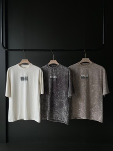 เสื้อยืดคุณภาพสูงพร้อมพิมพ์แบรนด์ตามสั่ง เสื้อยืดสตรีทแวร์ - Product Image 1