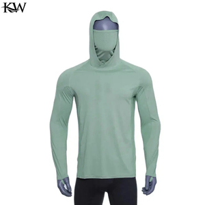 Sudadera con Capucha de Caza para Hombre, Diseño de Camuflaje de Peces Azules, Impresión Digital, UPF 50+, Transpirable, de Secado Rápido, para Adultos - Product Image 4