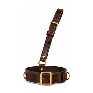 Ceinture Sam Browne en cuir de qualité avec sangle réglable et look classique pour vêtements formels et tenues de soirée - Product Image 1