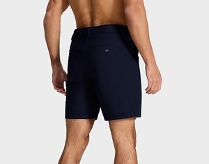 Shorts Chino Homme 100% Coton Respirant avec Poches pour la Course, le Jogging et l'Entraînement – Noir Uni - Product Image 5