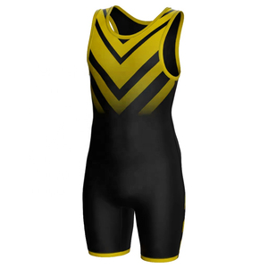Full Print Custom Wrestling Athletic One-Piece Sports <b>Singlet</b> 100% Polyester Lightweight Quick Dry Breathable Performance - Product Image 5
