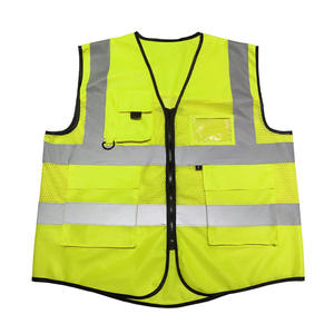 Chaleco de Seguridad Reflectante de Alta Visibilidad y Buena Calidad con Bolsillos, Chalecos de Seguridad con Logotipo Personalizado - Product Image 4
