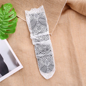 Elegant <b>Lace</b> Mesh Sheer <b>Socks</b> Floral Embroidery Ruffle Ankle Hosiery Thin Breathable Ultra Thin See Through Dress <b>Socks</b> - Product Image 6
