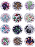 100 pièces mélange coloré en gros perles résine strass boule perles pour noël Halloween pâques perles gros collier 20MM