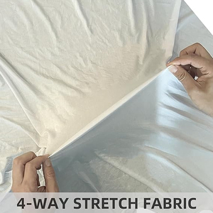 Hijab blanc simple, couvrant entièrement la tête, vêtements islamiques modestes, hijab léger, respirant et doux pour femmes, utilisation quotidienne - Product Image 5