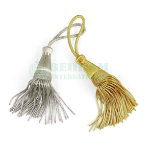 Frange décorative élégante en métal doré pour rideaux, vêtements, ornements - Couleur et taille personnalisables - Product Image 6