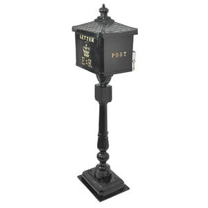 Boîte aux lettres sur pied pour jardin, robuste, haute, avec support, pour extérieur, fournitures de jardinage - Product Image 4