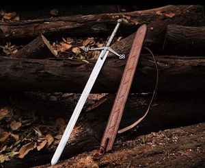 Épée viking artisanale professionnelle en acier à haute teneur en carbone, qualité supérieure, pour la survie en plein air, le camping, de qualité industrielle, avec fourreau - Product Image 3