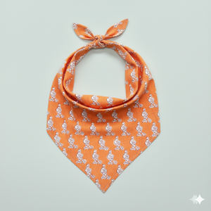 Foulard bandana en coton imprimé à la main, motif floral indien, doux et léger, accessoire de mode pour femme - Product Image 1