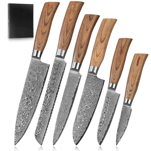 Coffret de couteaux de cuisine professionnels LEGACY BLADES, acier Damas fait main, lame ultra-affûtée, fournisseur direct d'usine. - Product Image 1