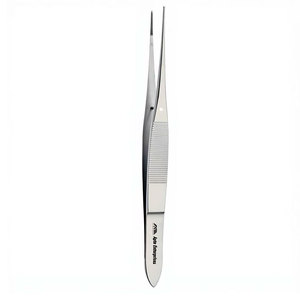 Pinzas para tejidos delicados con dientes finos 1X2 y pasador estabilizador para manipulación quirúrgica de precisión y aseguramiento - Product Image 5