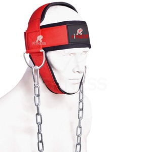 Sangles de musculation réglables, légères et antidérapantes avec boucle pour l'entraînement de musculation, logo personnalisé, harnais de cou et de tête - Product Image 4