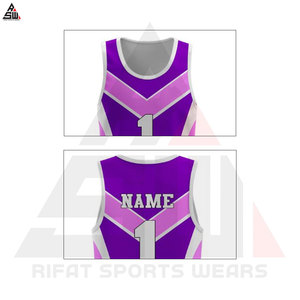 Uniformes de Voleibol Unisex Sublimados con Impresión Digital Personalizada, Secado Rápido, Alta Calidad, 100% Poliéster 240g, Cuello en V para Adultos - Product Image 6