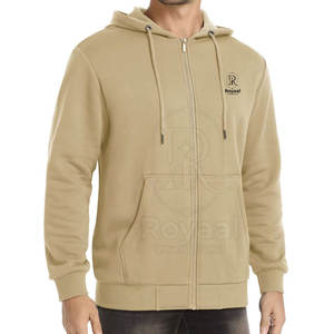 Sweat-shirts à fermeture éclair personnalisés avec logo imprimé, prix de gros abordable, basiques, respirants, de qualité supérieure pour hommes - Product Image 4