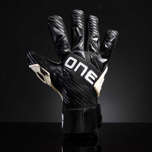 Football Goalkeeper Gloves Full Finger <b>PU</b> Non Slip Adjustable Wrist Strap Hook Loop Closure Unisex Sports - Product Image 6
