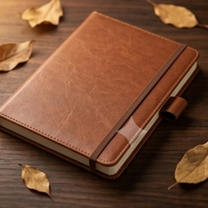 Aurelux RE0510 <b>A5</b> PU Velvet Premium Case Bound <b>Diary</b> with Elastic Lock Custom Logo Printing Multicolor Cover for Corporate Use - Product Image 5