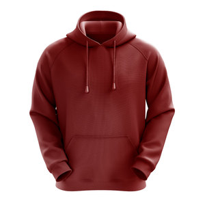 Nouveau design – Sweat à capuche épais pour homme, en molleton uni, coupe ajustée, couleur unie, en coton, à enfiler, manches longues, avec logo personnalisé - Product Image 2