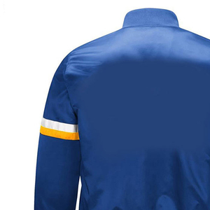 Best Sale Men's Winter Satin Jacket High Quality Lightweight Windproof Eco-Friendly Stand Collar Outdoor Wear Stain Jacket - Product Image 4