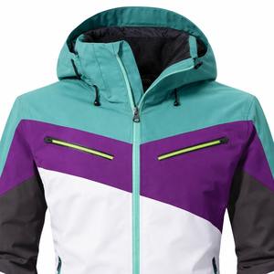 เสื้อแจ็คเก็ตสกีสำหรับผู้ชาย Wida Sports รุ่นใหม่ล่าสุด ดีไซน์ทันสมัย ปรับได้ ระบายอากาศได้ดี มีฮู้ด กันลม พร้อมบริการ OEM - Product Image 2