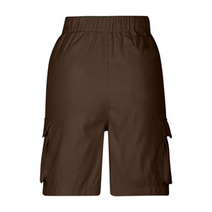 Pantalones Cortos Cargo de Lona Tejida Transpirable para Mujer, con Seis Bolsillos, Cintura Media, Largos hasta la Rodilla, con Cremallera y Botón, Holgados, Ideales para Verano y Entrenamiento - Product Image 6