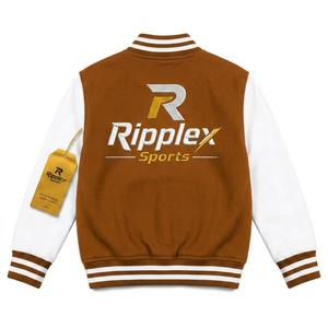 Classic kids varsity <b>jacket</b> with soft comfort Comfortable varsity <b>jacket</b> for kids with timeless design soft fabric and reliable - Product Image 5