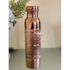 Botella de agua al por mayor de diseño clásico a un precio razonable Botella de agua de cobre puro de alta demanda Botellas para beber en el hogar - Product Image 6