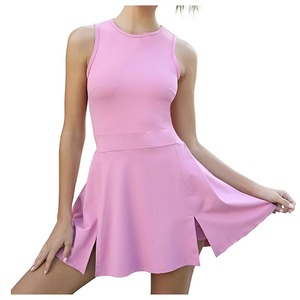 Uniformes de Tenis Personalizados de Alta Calidad, Ropa Deportiva de Color Sólido, Falda para Mujer con Nombre del Equipo, Transpirable y que Absorbe la Humedad - Product Image 4