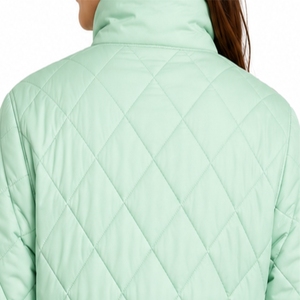 Chaqueta acolchada informal para mujer, estilo diario, con cremallera frontal, cuello alto, ropa acolchada informal - Product Image 5