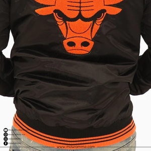 Premium Custom Unisex Satin Bomber <b>Jacket</b> Team <b>Jackets</b> Embroidered Patchwork <b>Camo</b> Embossed Winter Streetwear Coat - Product Image 6