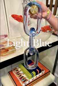 Cadena de Resina Hecha a Mano Estilo Retro con Patrón de Amor, Acrílica, de Moda, Desmontable por Modelo - Product Image 4