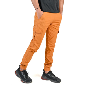 Pantalon cargo pour homme, style urbain tendance, taille ajustable, durable, multi-poches, respirant, léger, en coton - Product Image 2