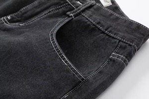 Jeans de Mezclilla Tejidos Holgados para Hombre, Casuales, Transpirables, Ecológicos, Impermeables, Resistentes al Viento, para Verano, Otoño e Invierno, en Colores Oscuros y Claros - Product Image 4