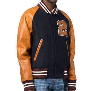Chaqueta Letterman Personalizada para Hombre, Chaqueta Letterman Premium de Estilo Urbano, 100% Algodón, Precio al por Mayor - Product Image 1