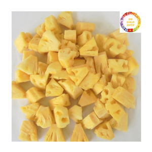 Cubes d'ananas surgelés IQF |   Goût naturellement sucré |   Approvisionnement en gros pour l'exportation |   Fabricant vietnamien certifié HACCP ISO - Product Image 5
